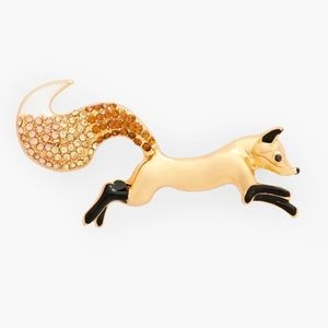 Talbots Running Fox Brooch